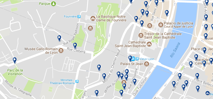 Vieux Lyon - Haz clic para ver todos los hoteles en un mapa