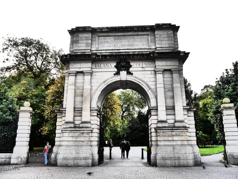 Fusiliers' Arch, Stephen's Green - Imperdibles de Dublín