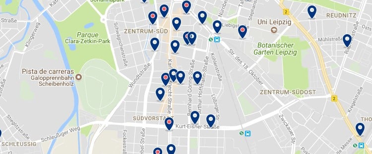 Leipzig - Süd - Click to see all hotels on a map