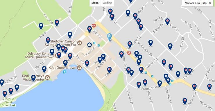 Queenstown CBD Haz Clic Para Ver Todos Los Hoteles En Un Mapa 740x383 