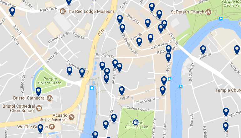 Bristol - Old City - Haz clic para ver todos los hoteles en un mapa
