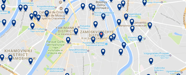 Moscú - Zamoskvorechye - Haz clic para ver todos los hoteles en un mapa