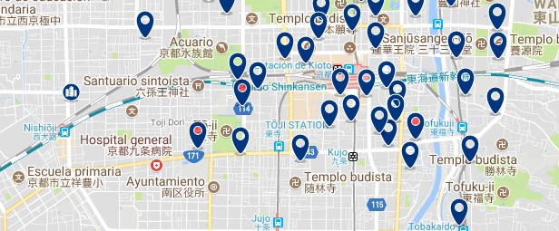Kyoto - Station - Haz clic para ver todos los hoteles en un mapa