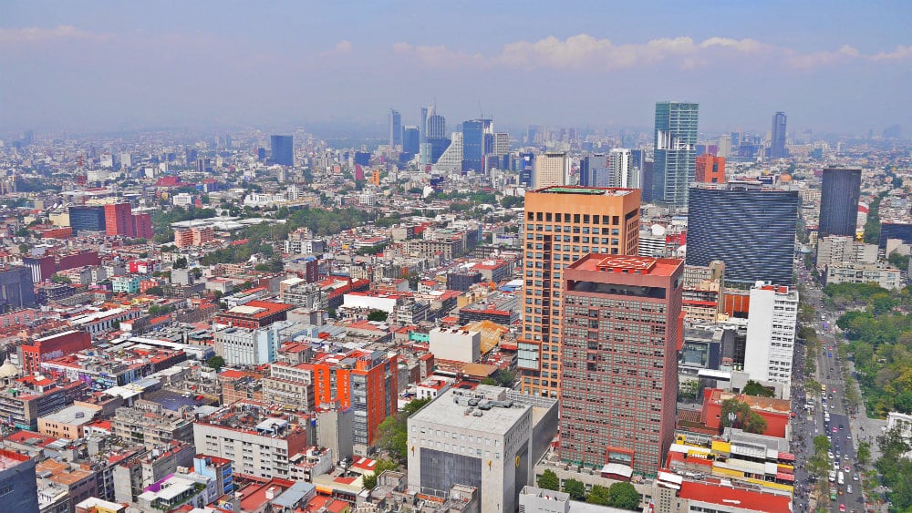 Vistas de Ciudad de México desde la Latino