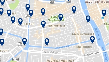 Amsterdam - De Pijp - Haz clic para ver todos los hoteles en un mapa