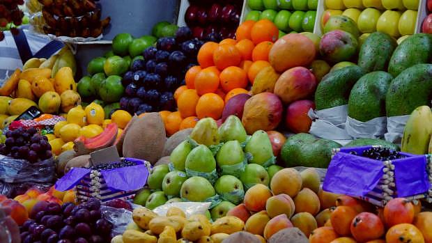 Frutas en el Mercado de San Juan - Centro Histórico de Ciudad de México