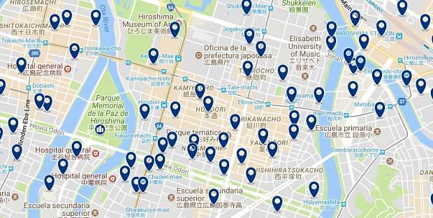Hiroshima - Central - Haz clic para ver todos los hoteles en un mapa