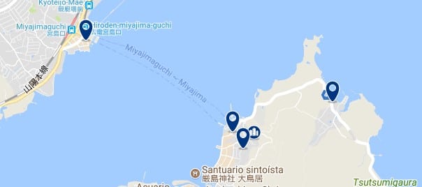 Hiroshima - Itsukushima (Miyajima) Island - Haz clic para ver todos los hoteles en un mapa