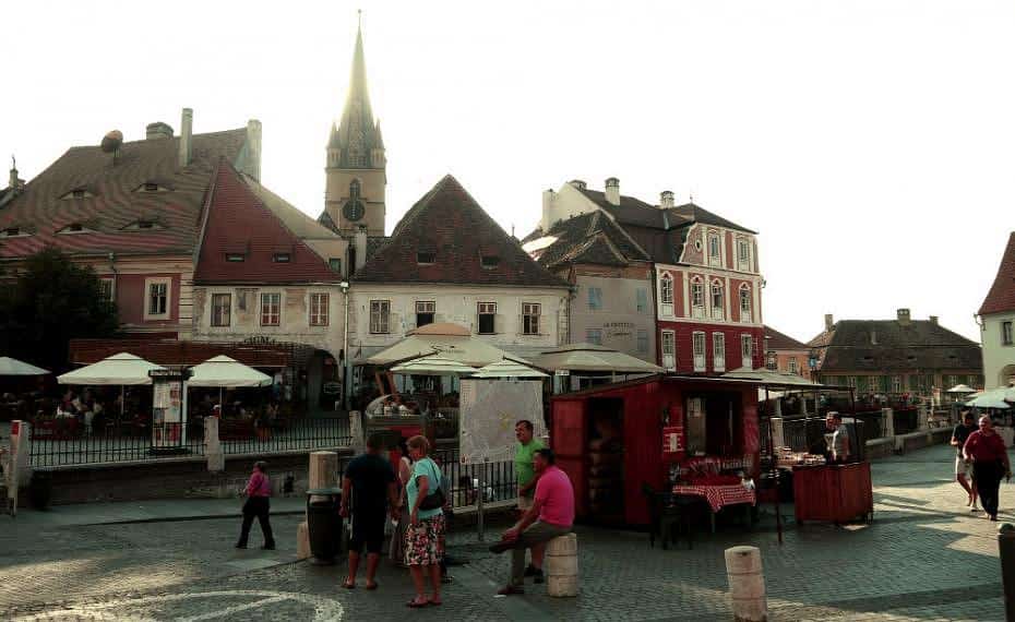 Piata Mica - Qué ver en Sibiu