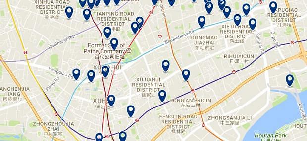 Shanghai - Xuhui - Haz clic para ver todos los hoteles en un mapa