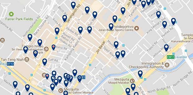 Singapore- Jalan Besar - Click to see all hotels on a map