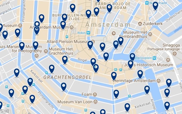 Ámsterdam - Grachtengordel - Haz clic para ver todos los hoteles en un mapa