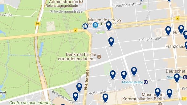Berlin - Brandenburg Tor - Haz clic para ver todos los hoteles en un mapa
