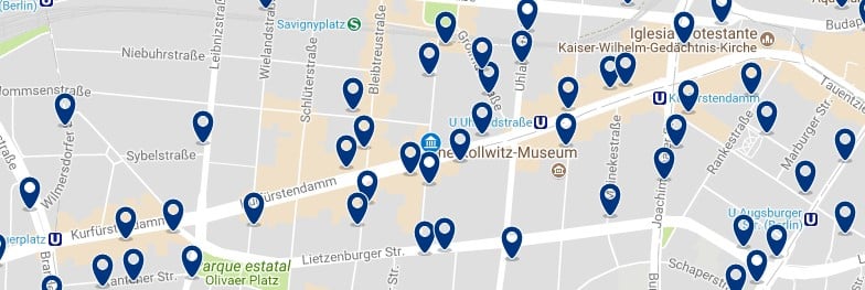 Berlin - K'Damm - Haz clic para ver todos los hoteles en un mapa