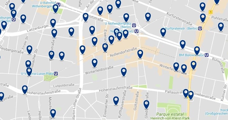 Berlin - Schöneberg - Haz clic para ver todos los hoteles en un mapa
