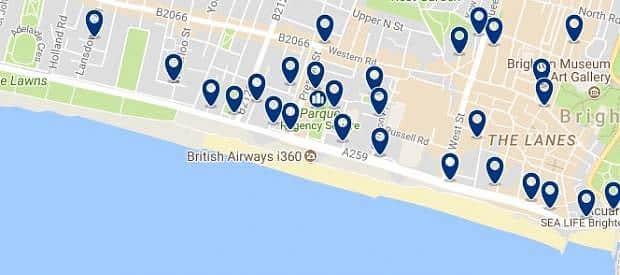 Brighton - Seafront - Haz clic para ver todos los hoteles en un mapa