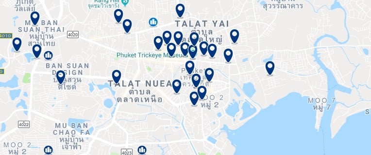 Phuket Town - Click to see all hotels on a map