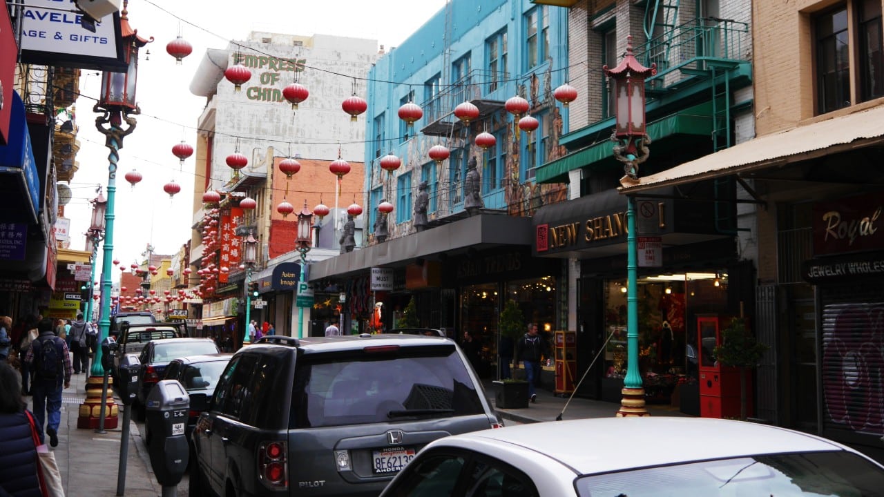 Calle del barrio chino de San Francisco