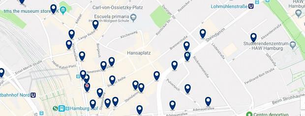 Hamburg - St Georg - Haz clic para ver todos los hoteles en un mapa