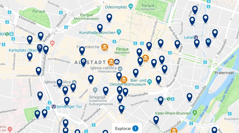 München - Altstadt - Haz clic para ver todos los hoteles en un mapa