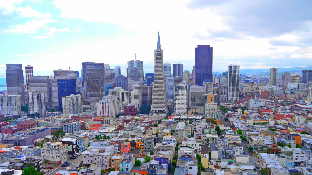 Vistas desde el mirador de la Coit Tower - Downtown San Francisco