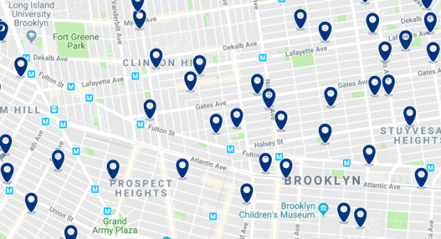 New York - Brooklyn - Click here to see all hotels on a map