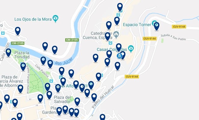 Cuenca - Centro Histórico - Haz clic para ver todos los hoteles en un mapa