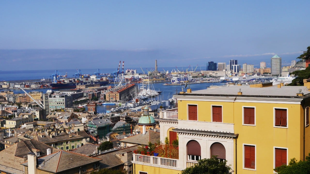 Vistas del puerto desde Castelletto - Actividades en Génova