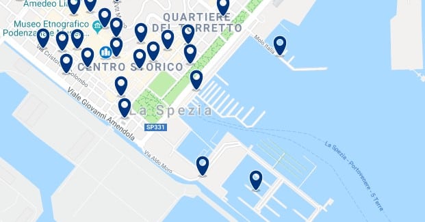 Cinque Terre - La Spezia - Click to see all hotels on a map