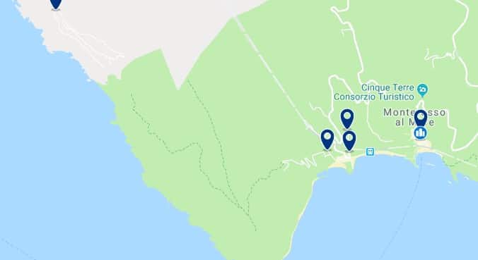 Cinque Terre - Monterosso al Mare - Click to see all hotels on a map