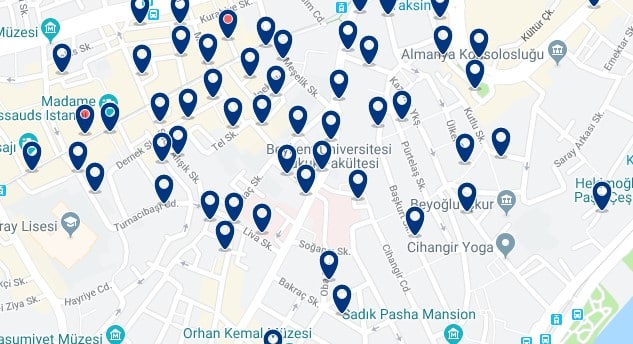 Estambul - Cihangir - Haz clic para ver todos los hoteles en un mapa