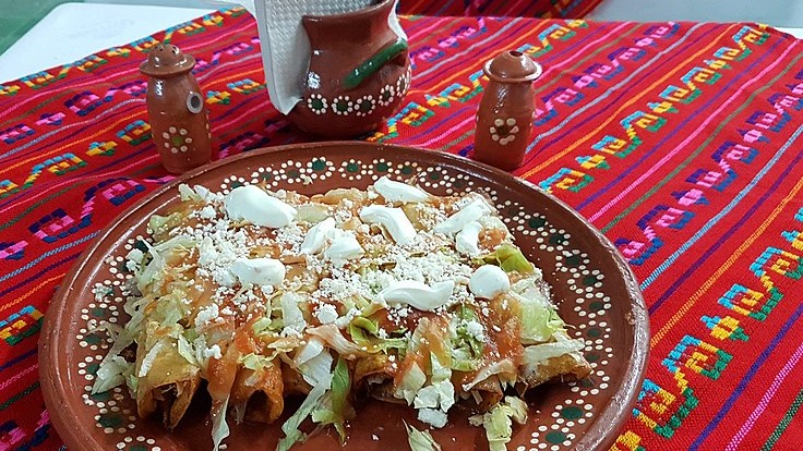 Food in Mexico - Enchiladas