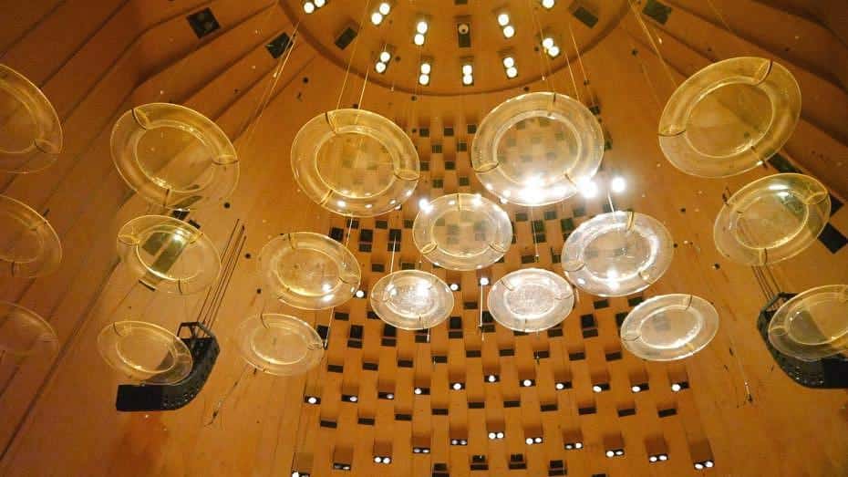 Detail of the Concert Hall ceiling - The most important room in the Sydney Opera House.