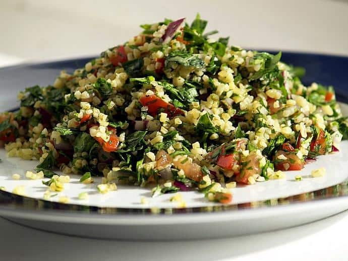 Tabbouleh - Ensalada de la gastronomía libanesa