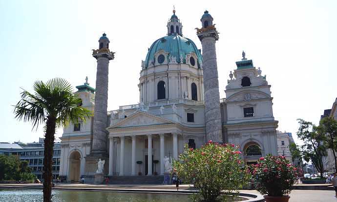 Iglesia de San Carlos Borromeo en Viena