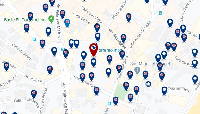 Torremolinos - Cerca de la estación de tren - Haz clic para ver todos los hoteles en un mapa
