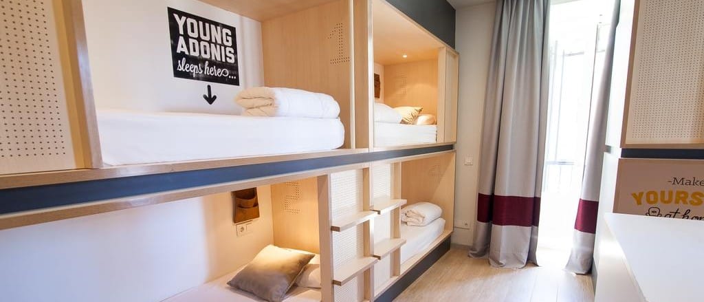 Habitaciones compartidas de Toc Hostel Madrid - Mejores hostels de Madrid