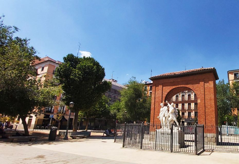 Plaza del Dos de Mayo is one of the most iconic places in Malasaña