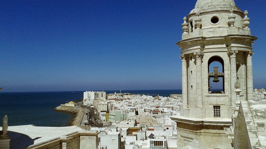 Vistas de Cádiz desde la torre de Levante de la catedral