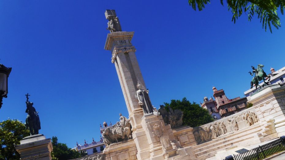 El monumento a la Constitución de 1812 es uno de los espacios más hermosos de Cádiz capital