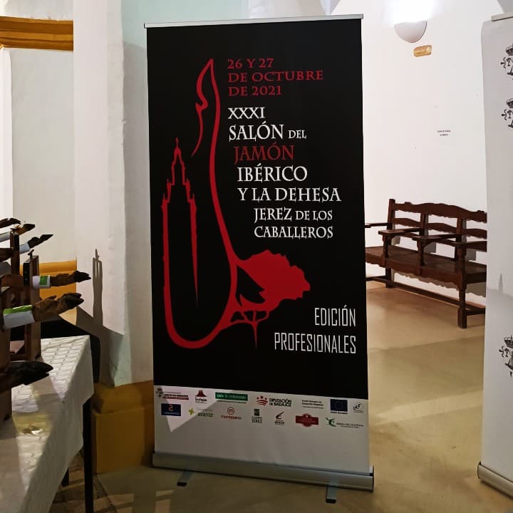 Poster of the 31st Iberian Ham and Dehesa Hall, held exceptionally in October