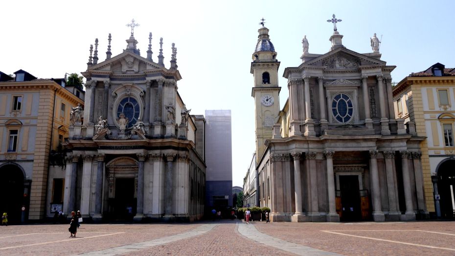 Iglesias gemelas de San Carlo y Santa Cristina - Atractivos de Turín