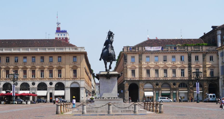 Piazza de San Carlo - Uno de los lugares que hay que ver en Turín
