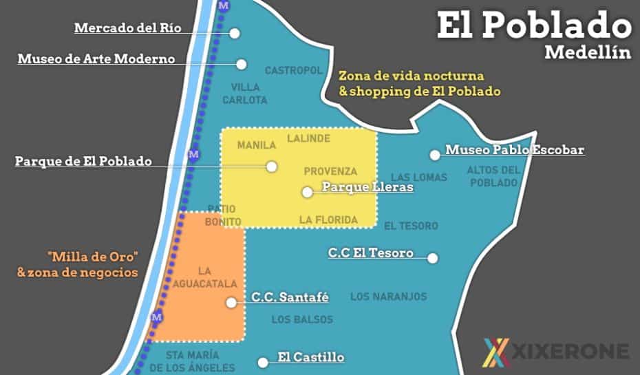 Les millors zones on allotjar-se a El Poblado, Medellín. Fes clic per veure tot l'allotjament a El Poblado en un mapa