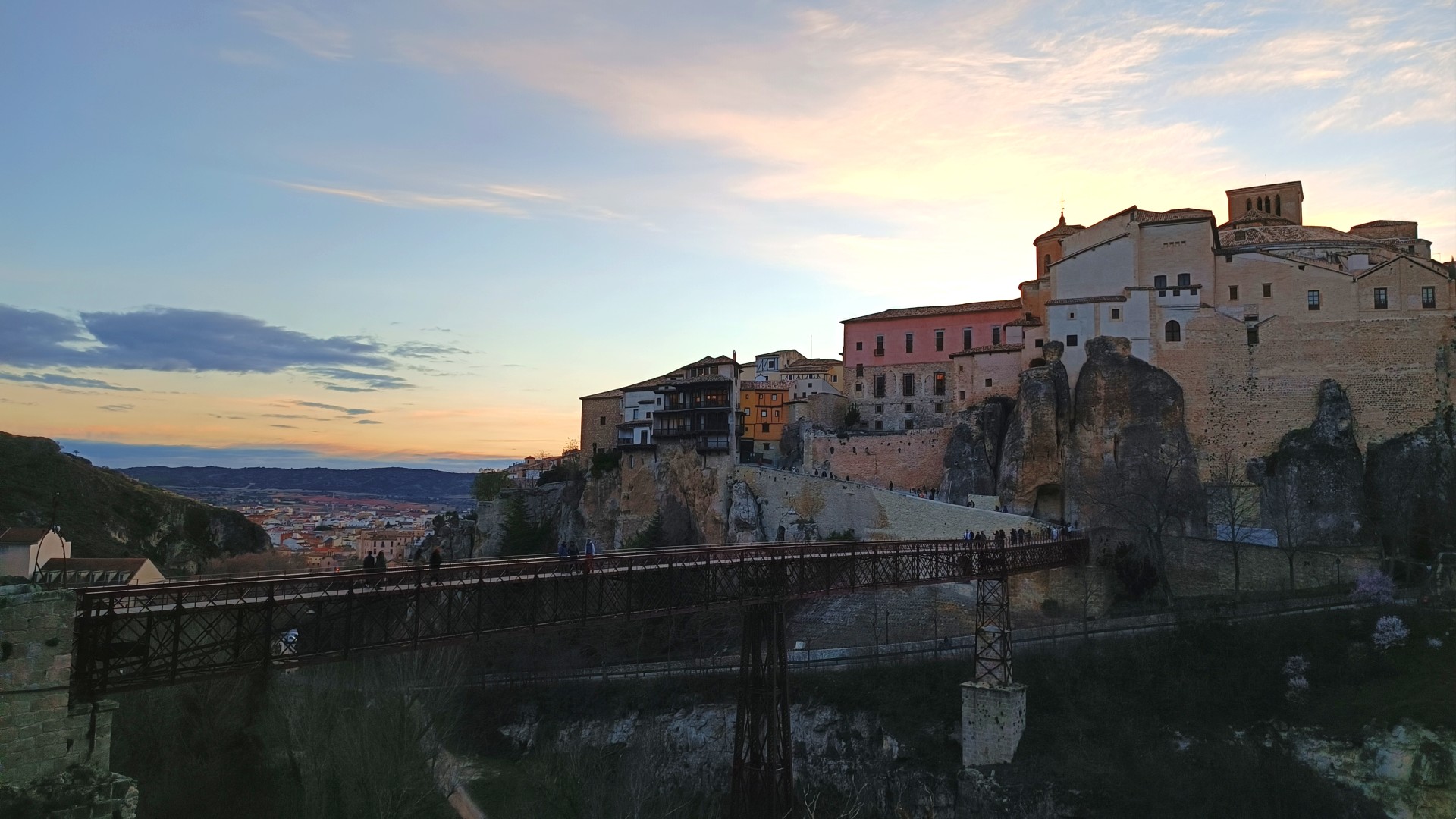 Atardecer en Cuenca desde el Parador