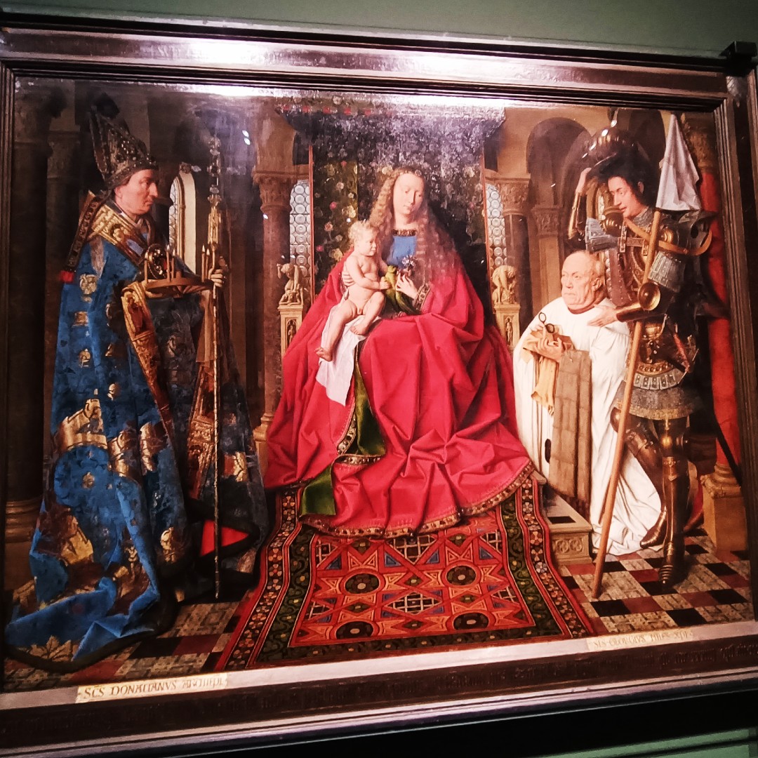 La Virgen del canónigo Van der Paele de Jan Van Eyck