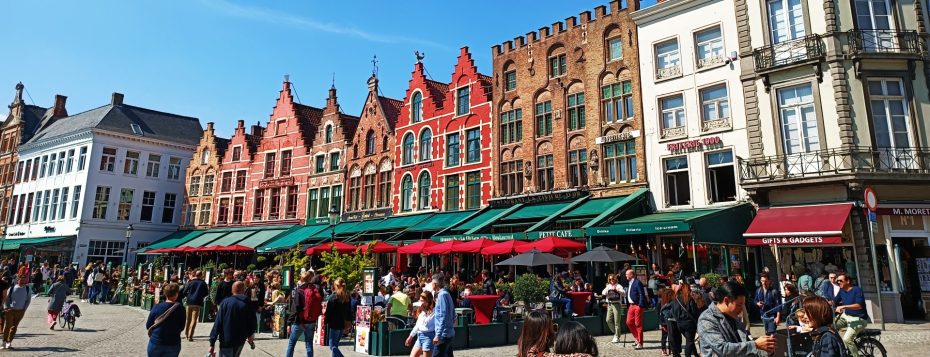 Restaurant and nightlife area in Bruges