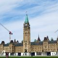 Edificio del Parlamento del Canadá en Parliament Hill, Ottawa, Ontario