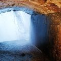 Respiraderos de los túneles tras las Cataratas del Niágara