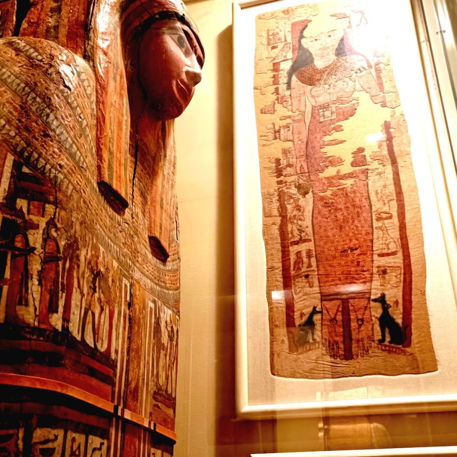 Sarcófago en la sección egipcia del Museo Real de Ontario en Toronto